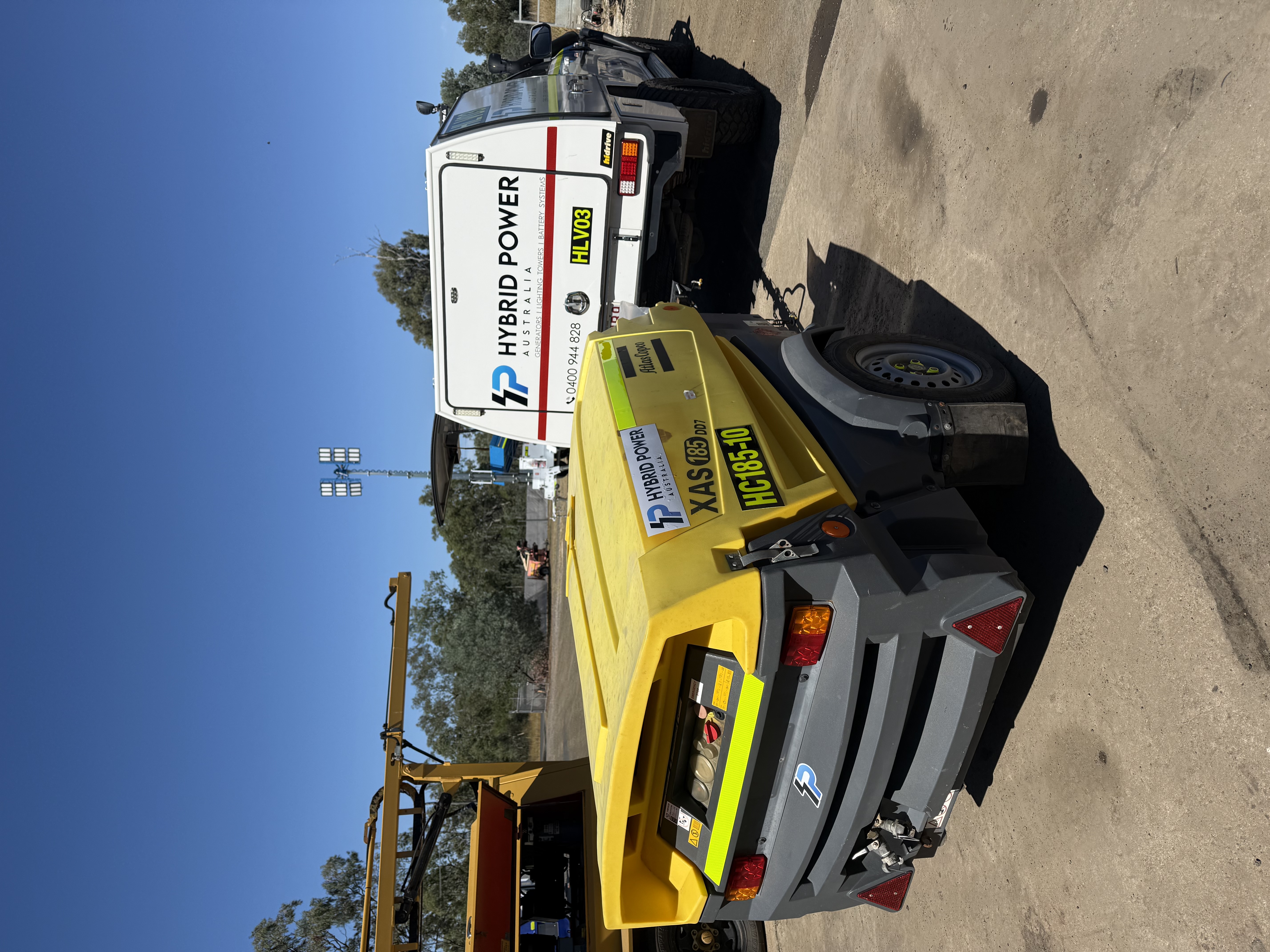 Air compressor hire Queensland mining construction drilling