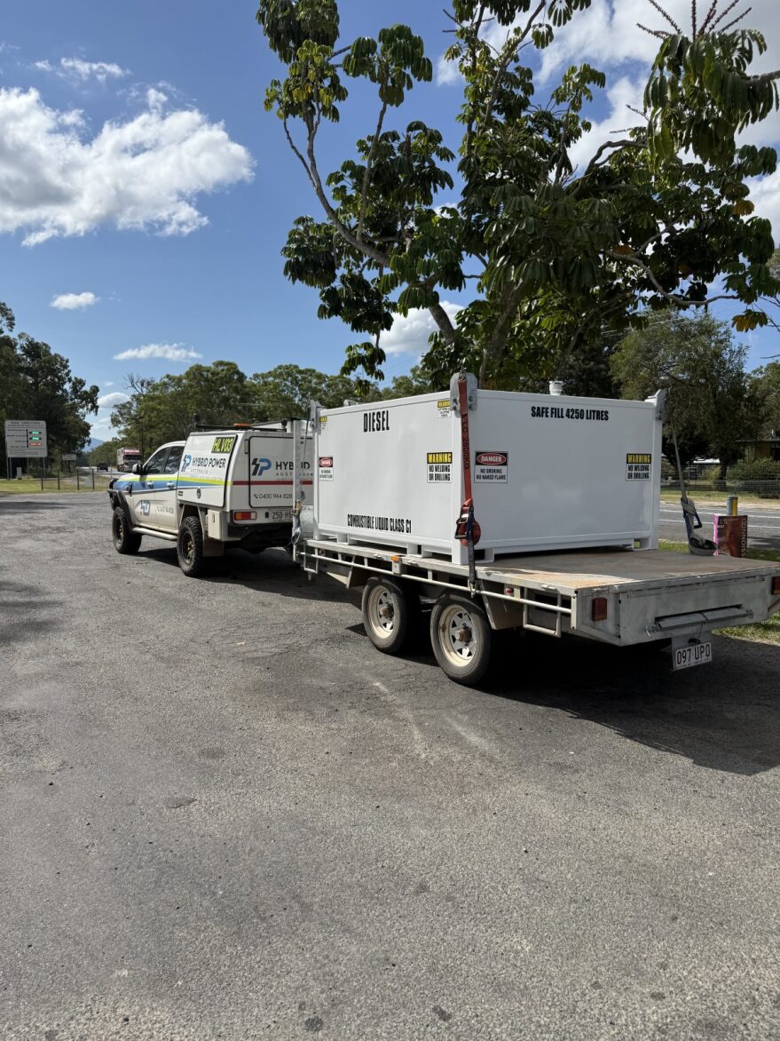 Self-bunded diesel fuel tank hire Queensland