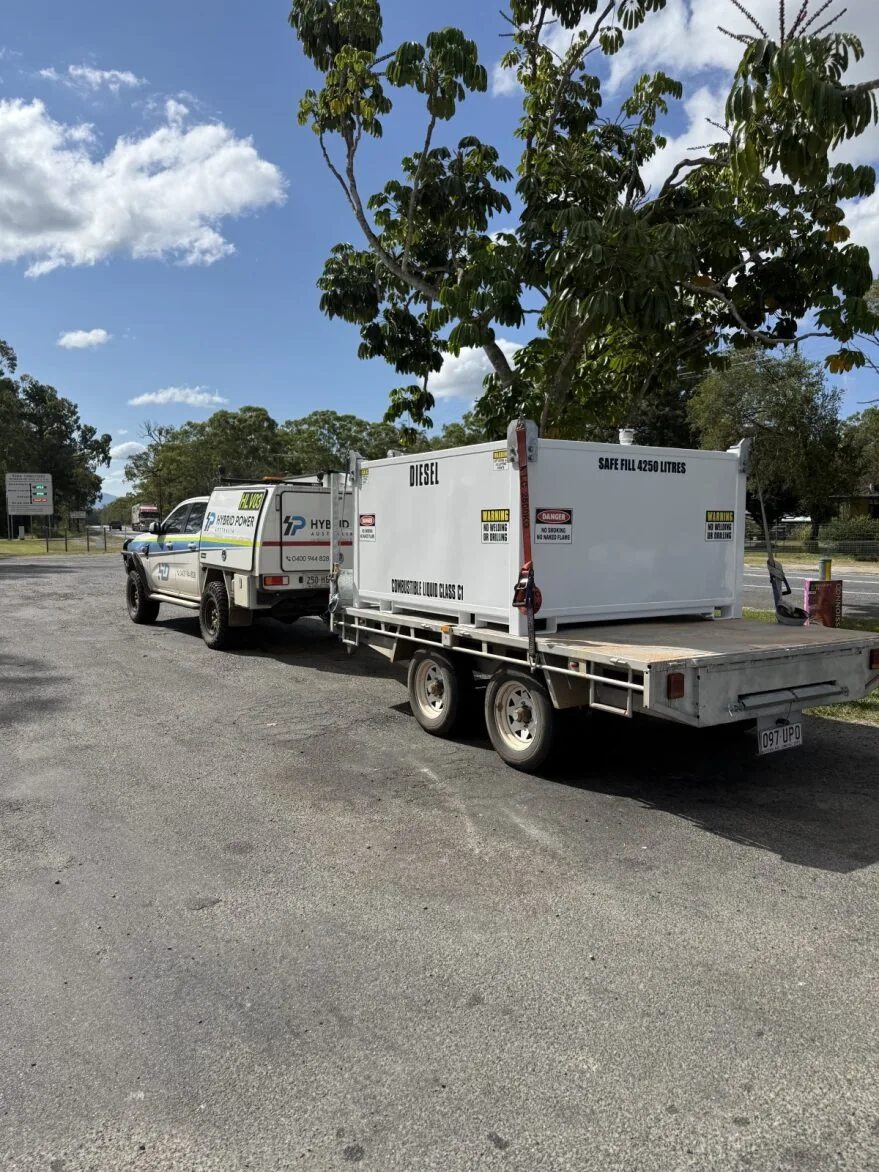 Self-bunded diesel fuel tank hire Queensland