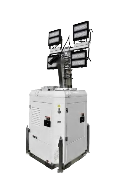 Hybrid Cube K Cube compact stackable lighting tower hire Queensland