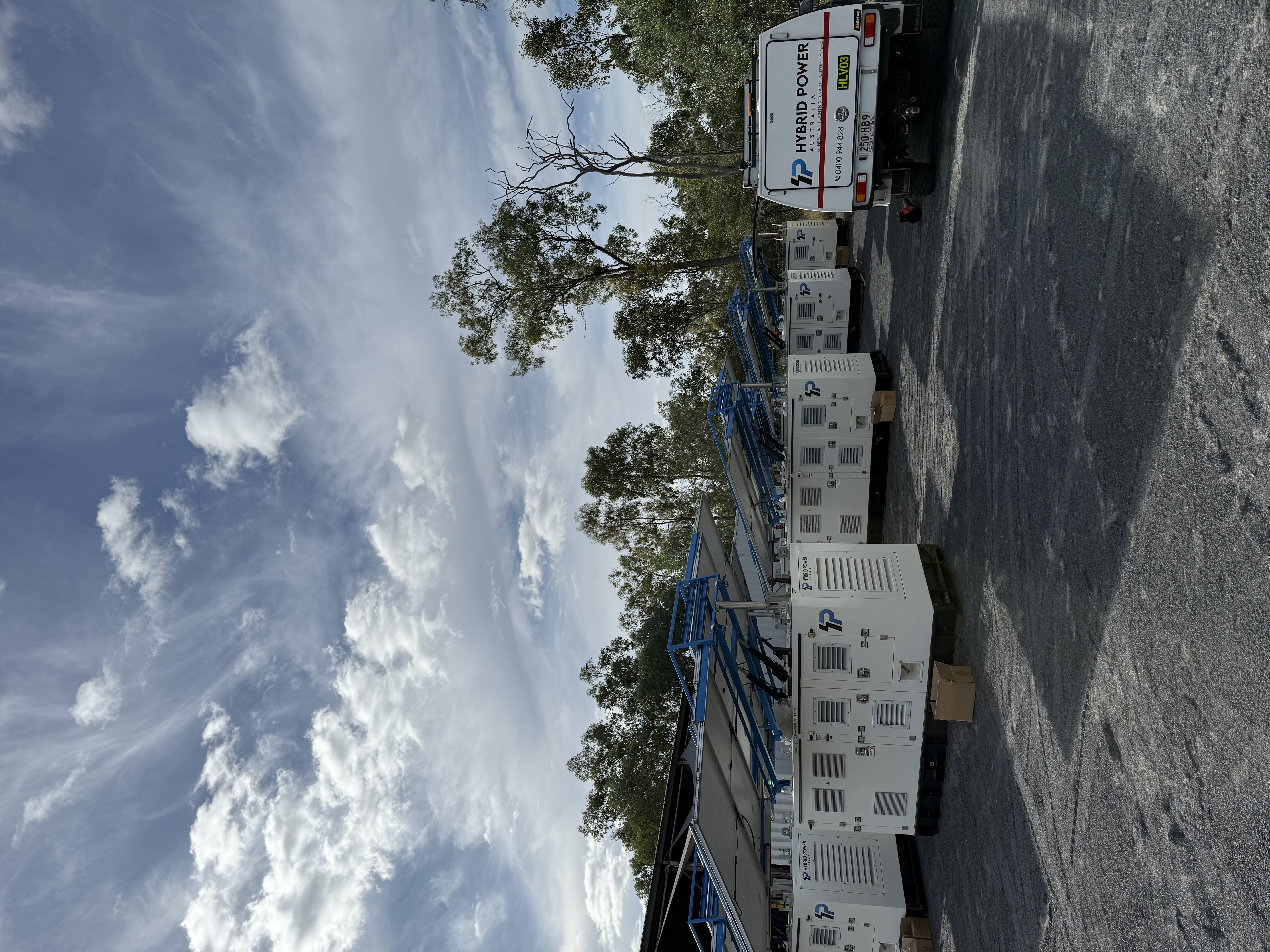 Hybrid solar generator hire Queensland Australia