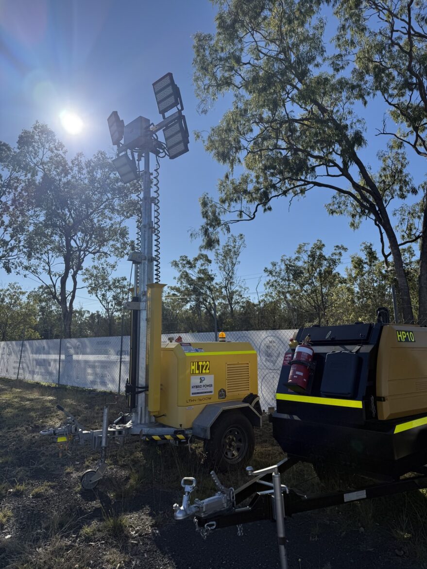 LED lighting tower hire mine site Queensland